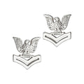 U.S. Navy Petty Officer 2nd Class Collar Device (E5) STA-BRITE® Pin-on (PAIR)