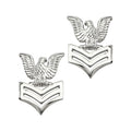 U.S. Navy Petty Officer 1st Class Collar Device (E6) STA-BRITE® Pin-on (PAIR)