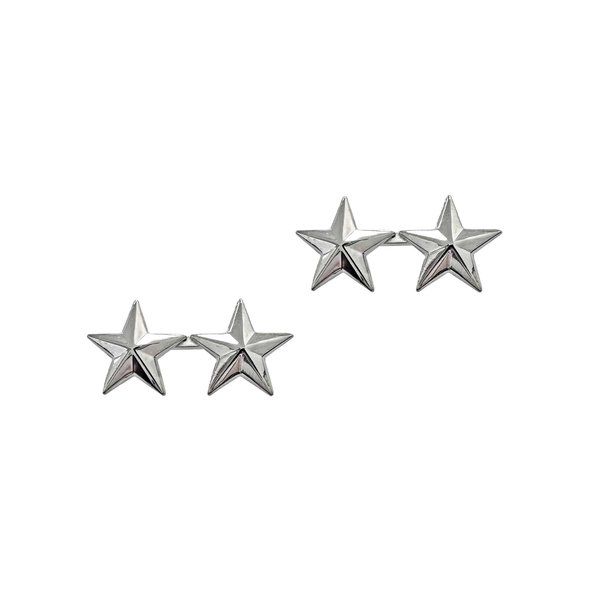U.S. Navy 08 Rear Admiral 2- Star STA-BRITE® Pin-on (PAIR)