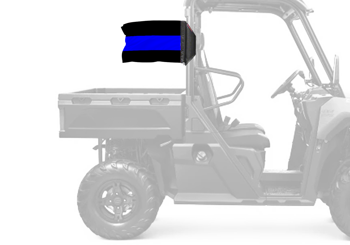 Thin Blue Line 12"x18" Forever Wave Flag