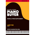 Piano Buyer Model & Price Supplement / Spring 2021 - Paperback