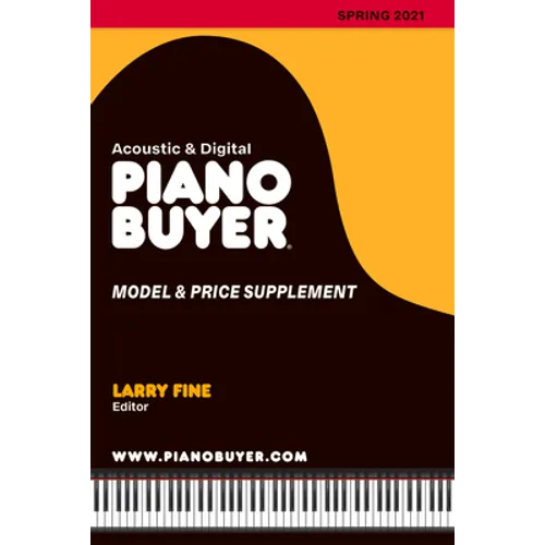 Piano Buyer Model & Price Supplement / Spring 2021 - Paperback