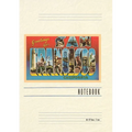 Vintage Lined Notebook Greetings from San Francisco, California - Paperback