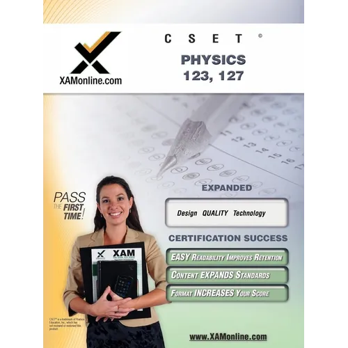 Cset Physics 123, 127 Teacher Certification Test Prep Study Guide - Paperback