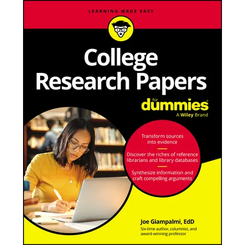 College Research Papers for Dummies - Paperback