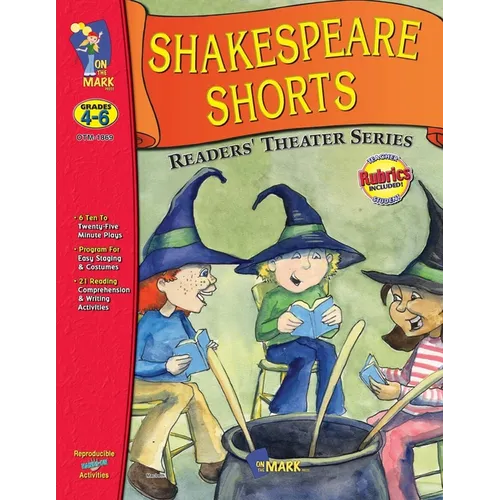 Shakespeare Plays Gr 4-6 Adapted for Readers Theater with Scripts & Activities - Paperback