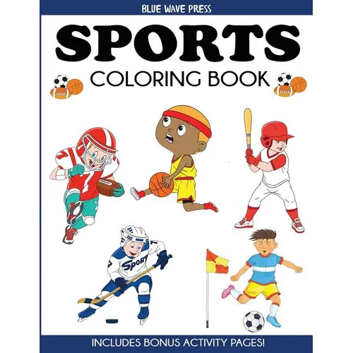 Sports Coloring Book - Paperback