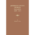Jefferson County, Georgia, Tax Lists, 1809-1813