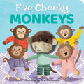 Five Cheeky Monkeys: Finger Puppet Board Book - Board Book