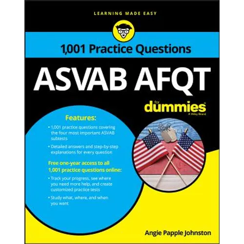 ASVAB Afqt: 1,001 Practice Questions for Dummies - Paperback