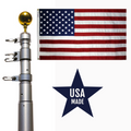 20' Telescoping Flagpole Kit - 100% Made in USA