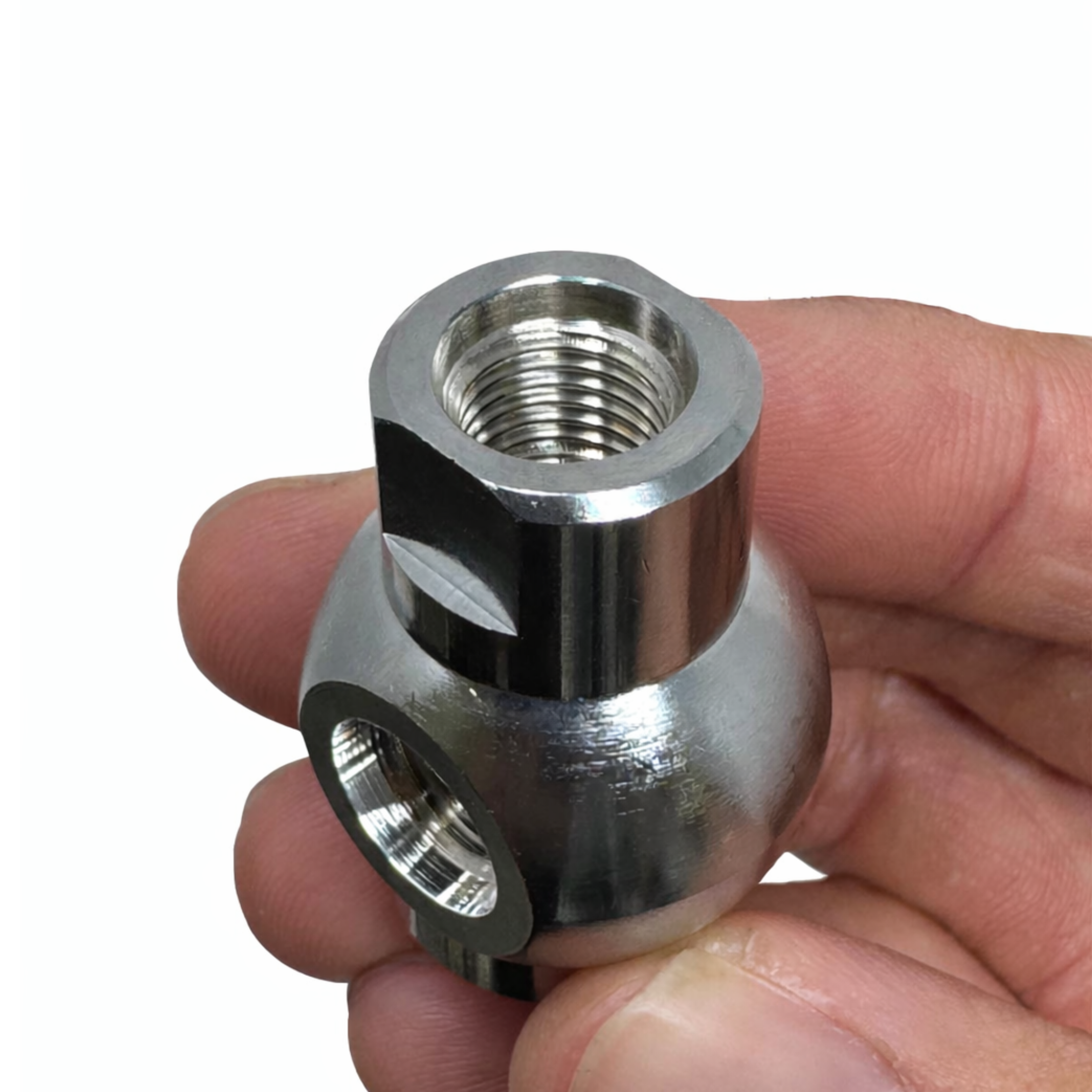 Scuba Low Pressure 2-Port Splitter Adapter – Stainless Steel