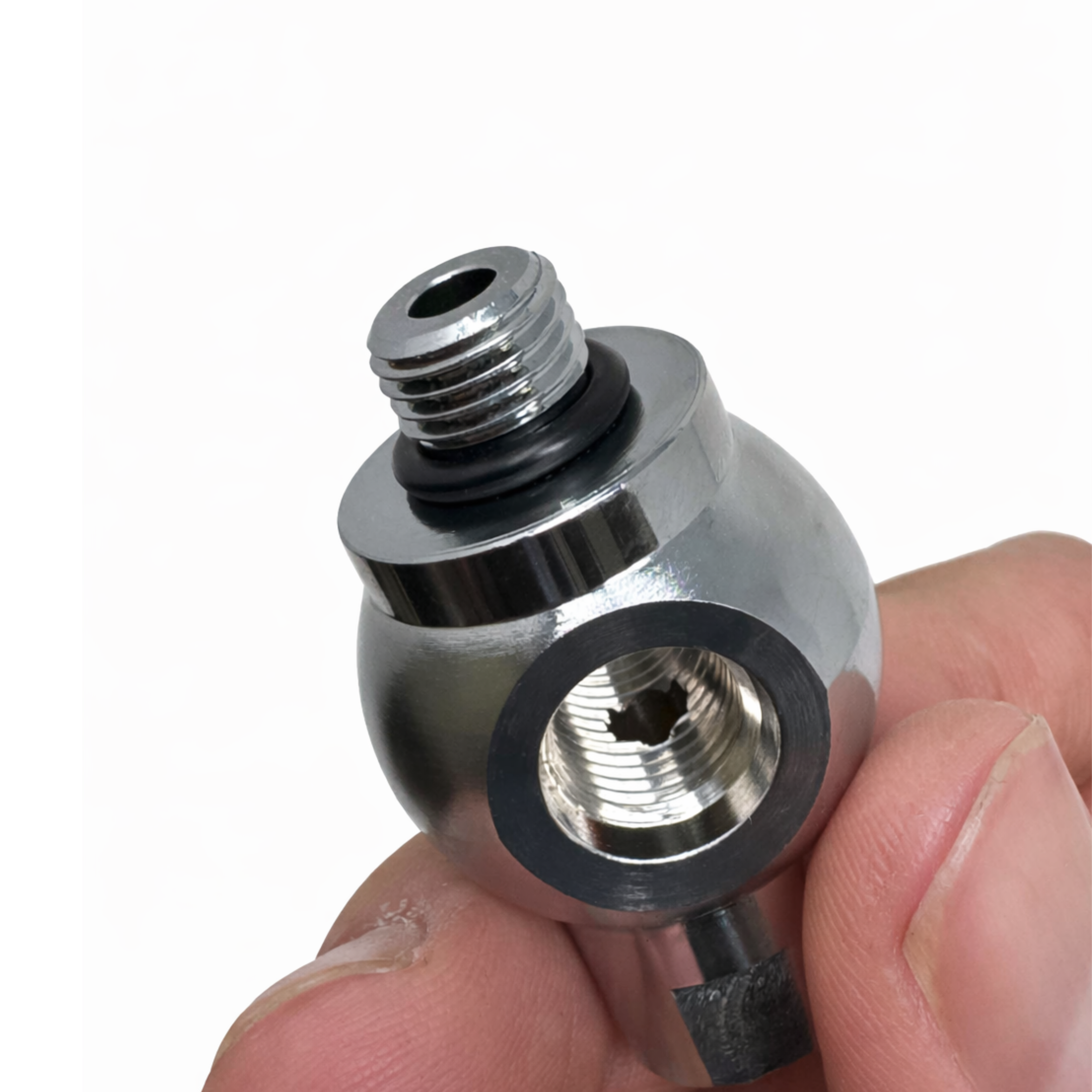 Scuba Low Pressure 2-Port Splitter Adapter – Stainless Steel