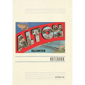 Vintage Lined Notebook Greetings from Alton, Illinois