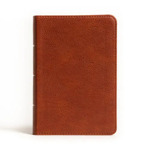 NASB Large Print Compact Reference Bible, Burnt Sienna Leathertouch - Imitation Leather