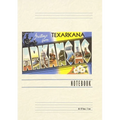 Vintage Lined Notebook Greetings from Texarkana