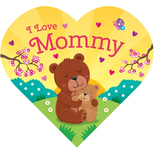 Heart-Shaped BB - I Love Mommy - Board Book
