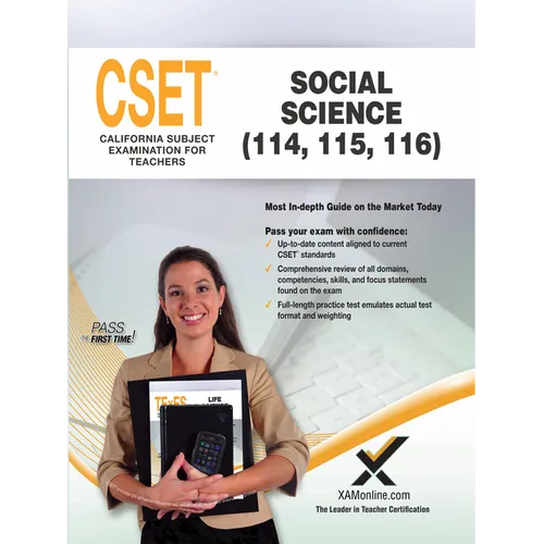 2017 Cset Social Science (114, 115, 116) - Paperback