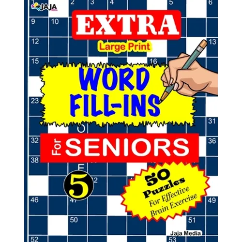 EXTRA Large Print WORD FILL-INS FOR SENIORS: Vol 5 - Paperback