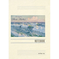 Vintage Lined Notebook Greetings from Stone Harbor, New Jersey, Seascape