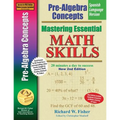 Pre-Algebra Concepts, Mastering Essential Math Skills Spanish Language Version - Paperback