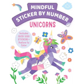 Mindful Sticker by Number: Unicorns - Paperback