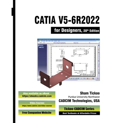 CATIA V5-6R2022 for Designers, 20th Edition - Paperback
