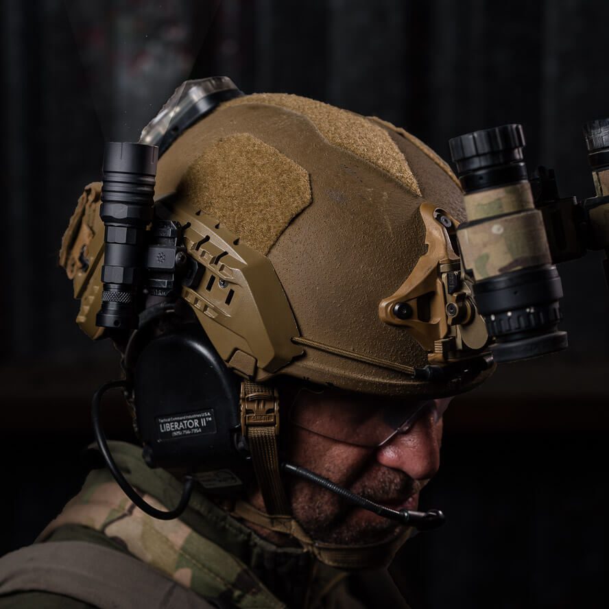 Thyrm VariArc - 360 Degree Helmet Light Mount with Integrated Picatinny Rail