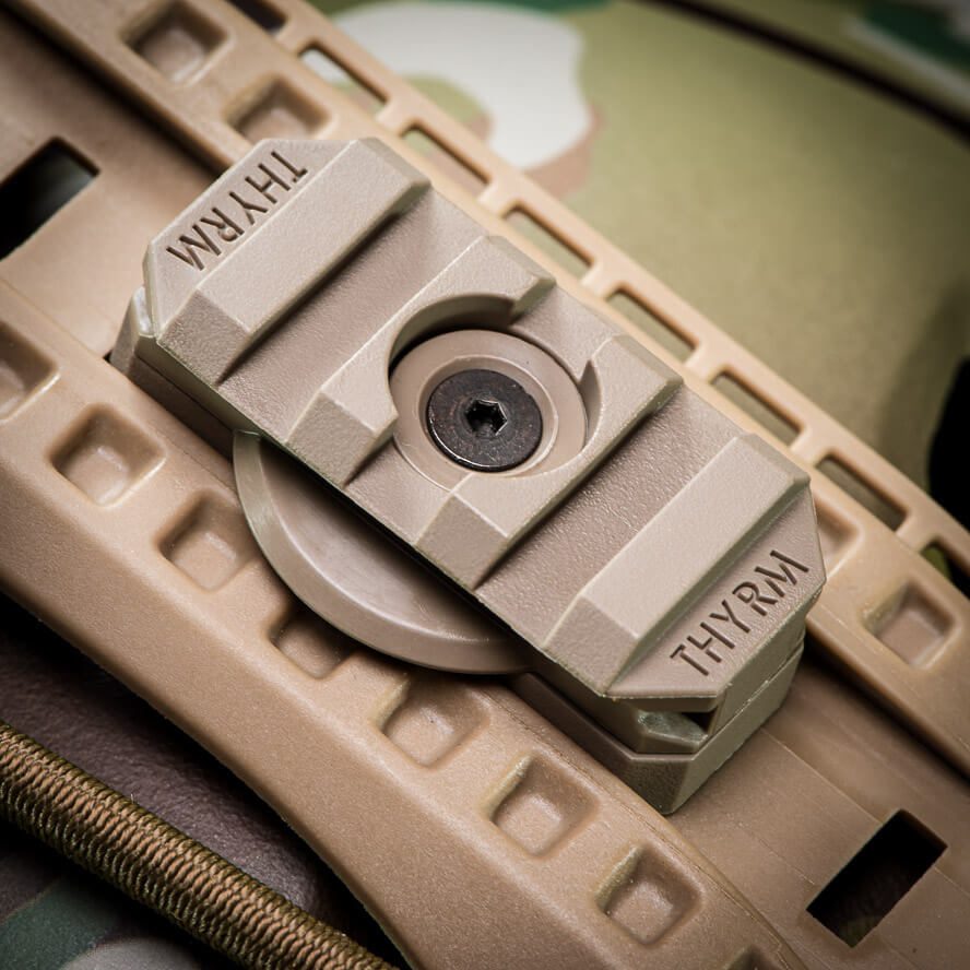Thyrm VariArc - 360 Degree Helmet Light Mount with Integrated Picatinny Rail
