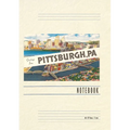 Vintage Lined Notebook Greetings from Pittsburgh, Pennsylvania