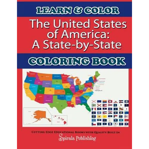 The United States of America: A State-By-State Coloring Book