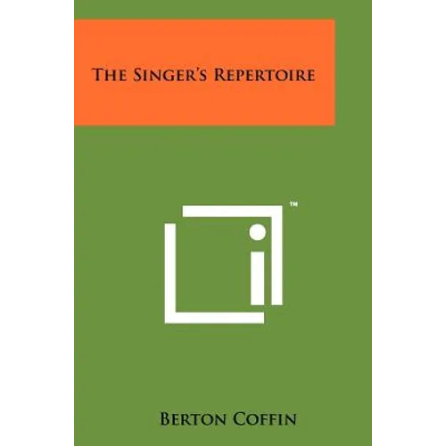 The Singer's Repertoire - Paperback