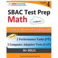 SBAC Test Prep: 4th Grade Math Common Core Practice Book and Full-length Online Assessments: Smarter Balanced Study Guide With Performance Task (PT) a - Paperback