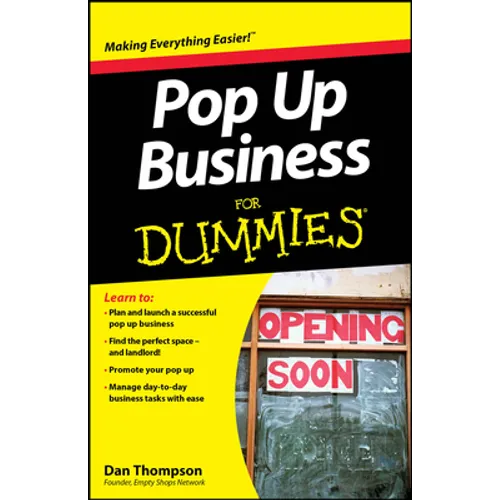 Pop-Up Business for Dummies - Paperback