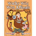 Wacky Wild West Animals Coloring Book - Paperback