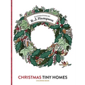 Christmas Tiny Homes Coloring Book - Hardcover