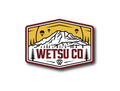 WETSU Mountains Sticker