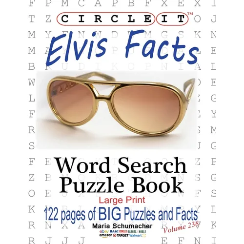 Circle It, Elvis Facts, Word Search, Puzzle Book - Paperback