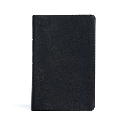 CSB Large Print Personal Size Reference Bible, Black Leathertouch - Imitation Leather