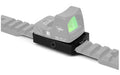 Warne Red Dot Riser |  Low Pro Reflex Mount |  Fits Picatinny |  Aluminum Construction |  Anodized Finish |  Black
