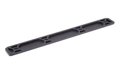 Warne Tactical ARCA Rail |  Fits M-LOK |  12" Long |  Matte Anodized Finish |  Black