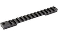 Warne Vapor |  1 Piece Base |  20 MOA |  Fits Howa 1500 Short Action/Weatherby Vanguard Short Action |  Matte Finish |  Black