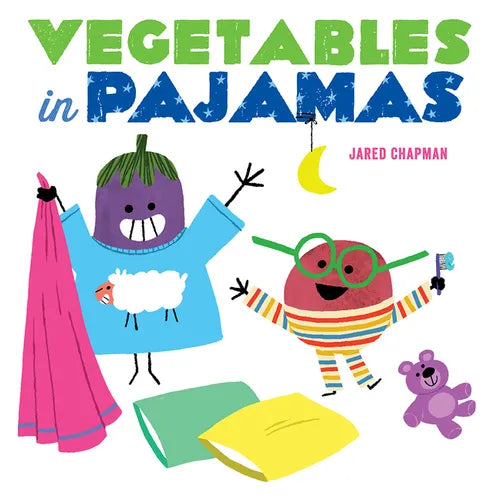 Vegetables in Pajamas: A Board Book - Board Book