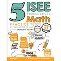 5 ISEE Middle Level Math Practice Tests: Extra Practice to Help Achieve an Excellent Score - Paperback