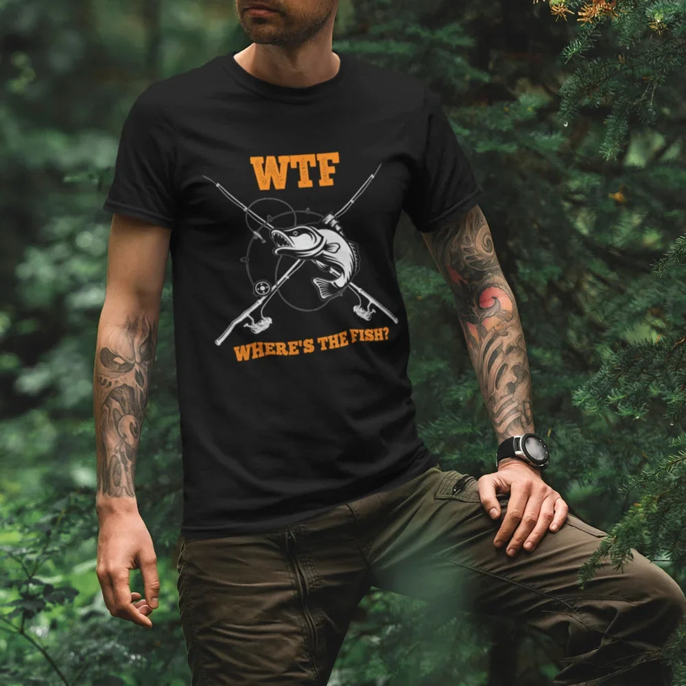 WTF Where's The Fish Man T-Shirt