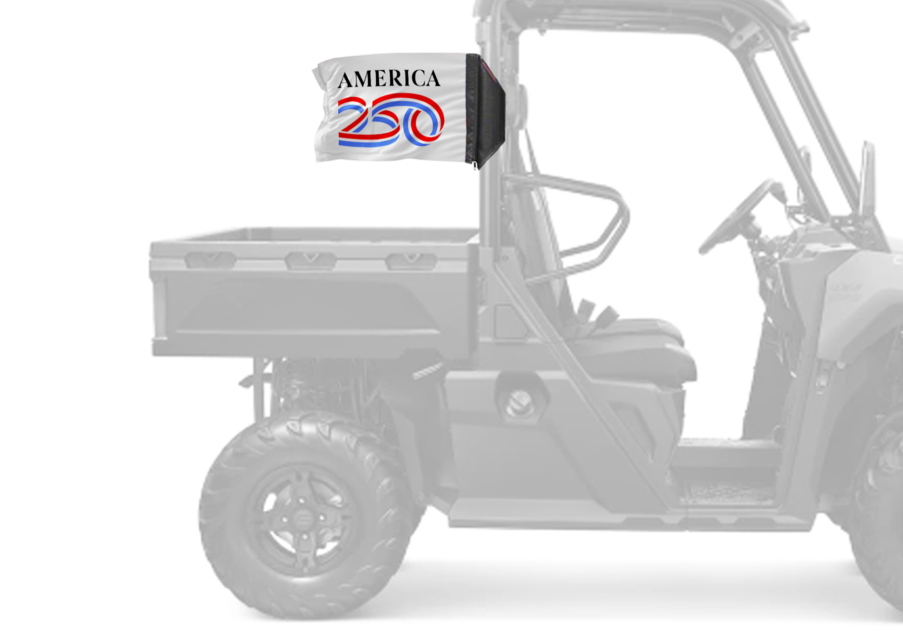America 250 12"x18" Forever Wave Flag for UTVs
