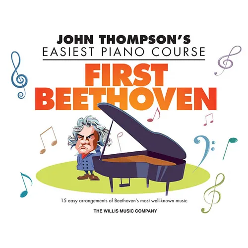 First Beethoven: John Thompson's Easiest Piano Course - Paperback