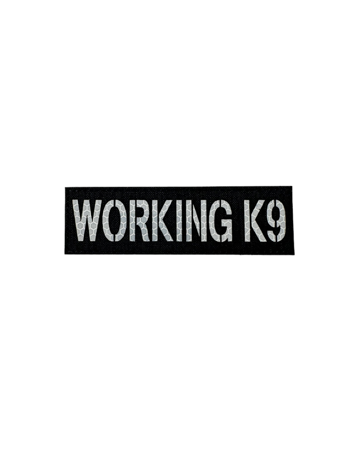 Working K9 Laser Cut Reflective Morale Patch