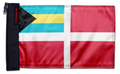 Bahamas Courtesy 12"x18" Forever Wave Flag