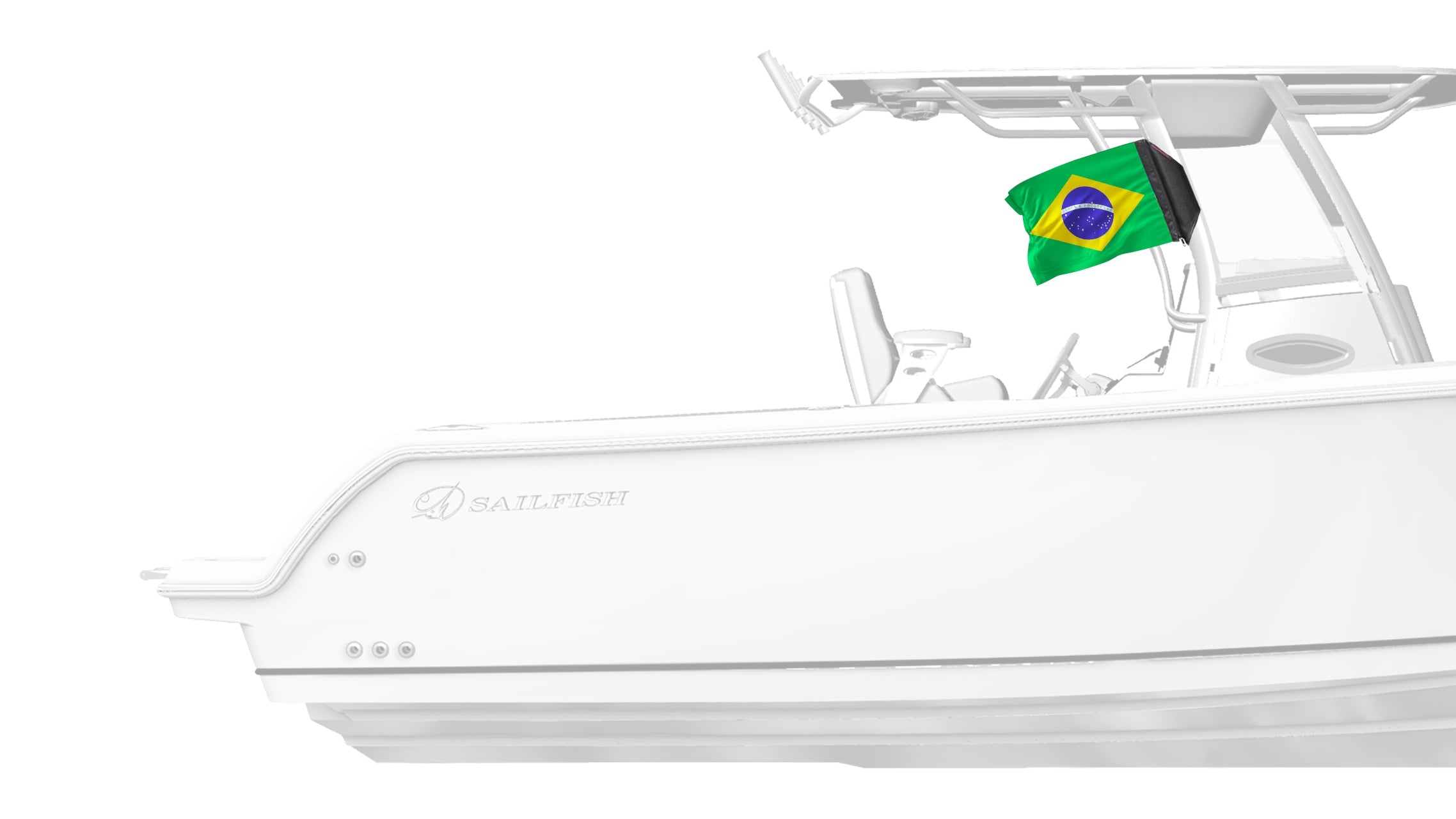 Brazil 12"x18" Forever Wave Flag